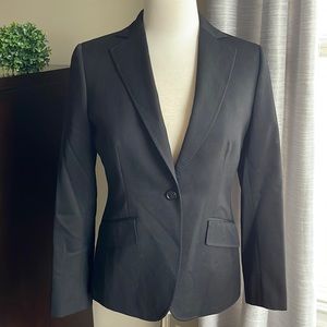 Brooks Brothers women’s single button wool blend black coat/jacket/blazer 2